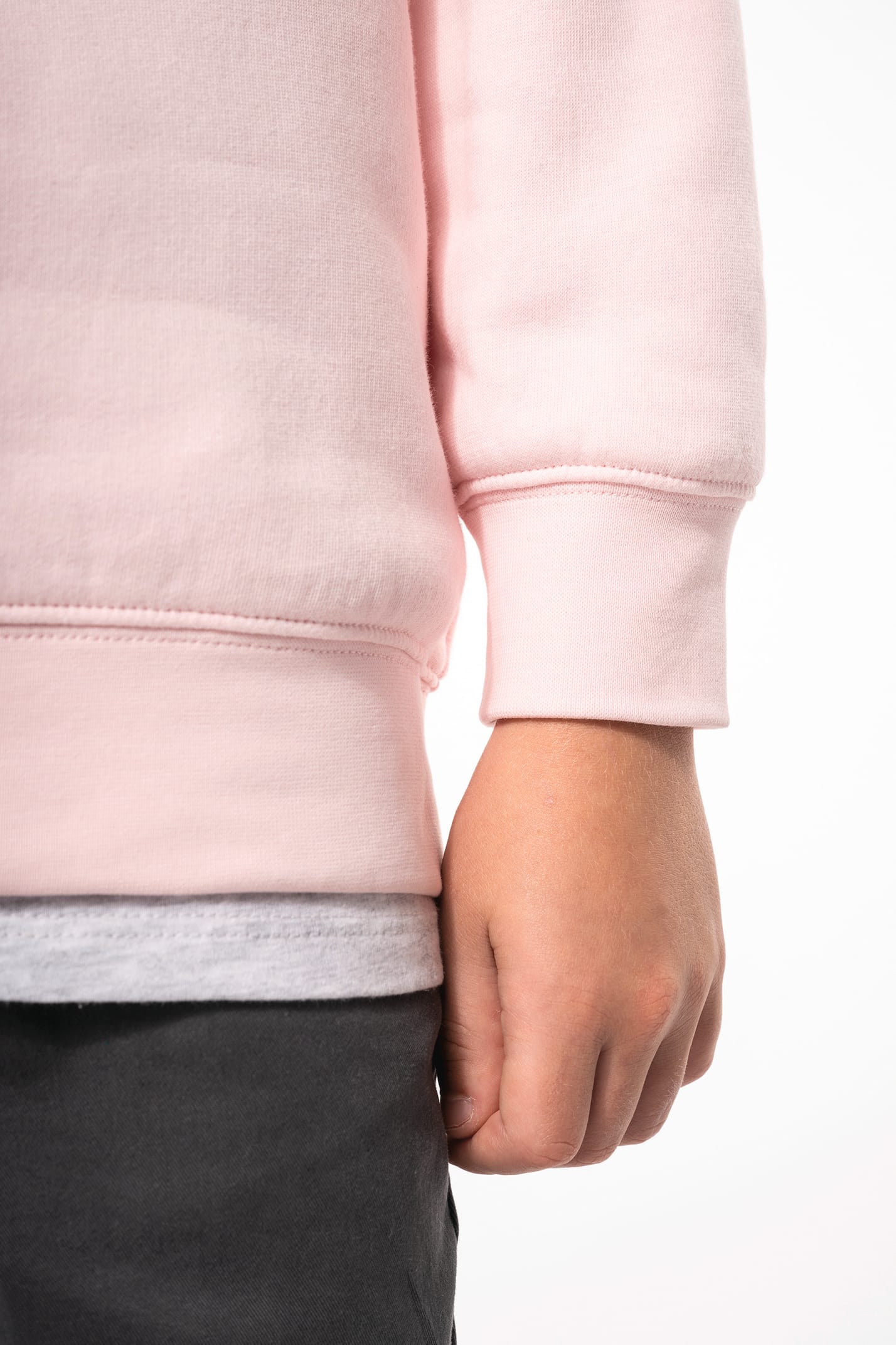 K4026 - Sweat-shirt écoresponsable col rond enfant
