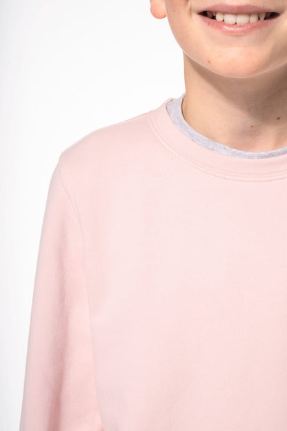 K4026 - Sweat-shirt écoresponsable col rond enfant