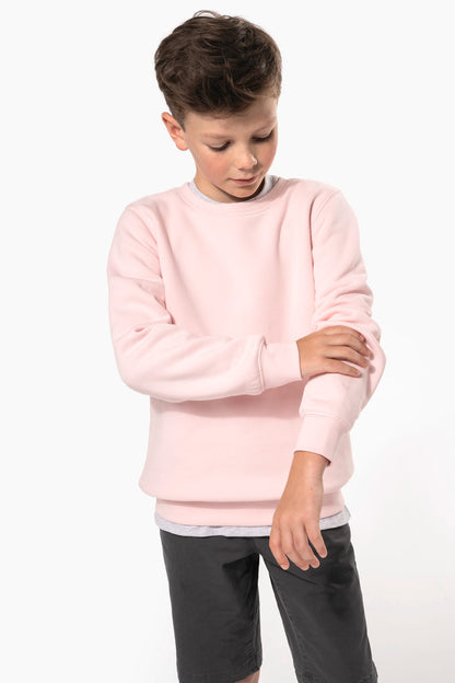 K4026 - Sweat-shirt écoresponsable col rond enfant