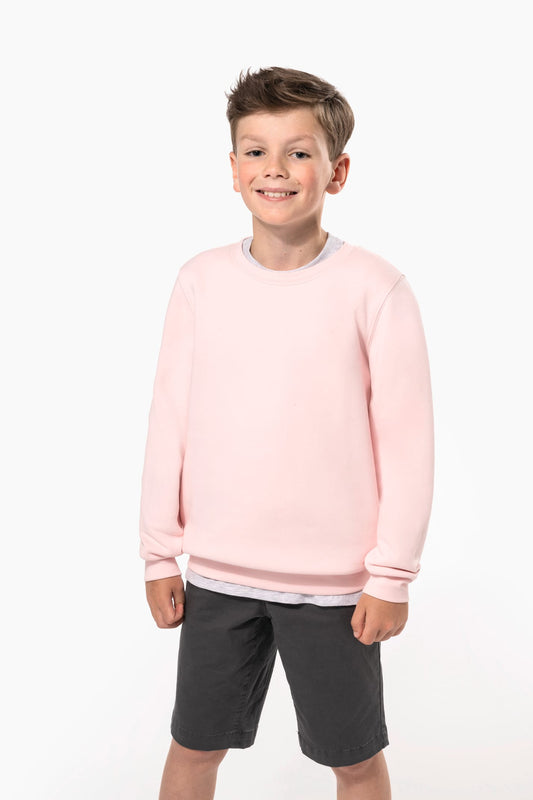 K4026 - Sweat-shirt écoresponsable col rond enfant