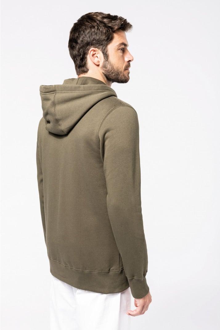 K454 - Sweat-shirt zippé capuche homme - Ak. Custom Clothting Solutions