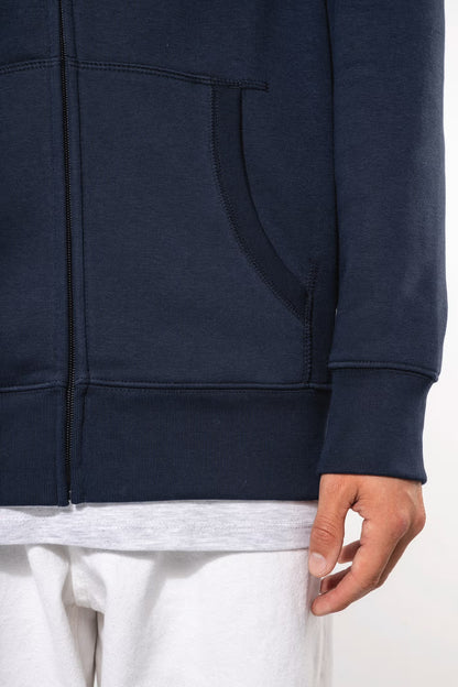 K454 - Sweat-shirt zippé capuche homme