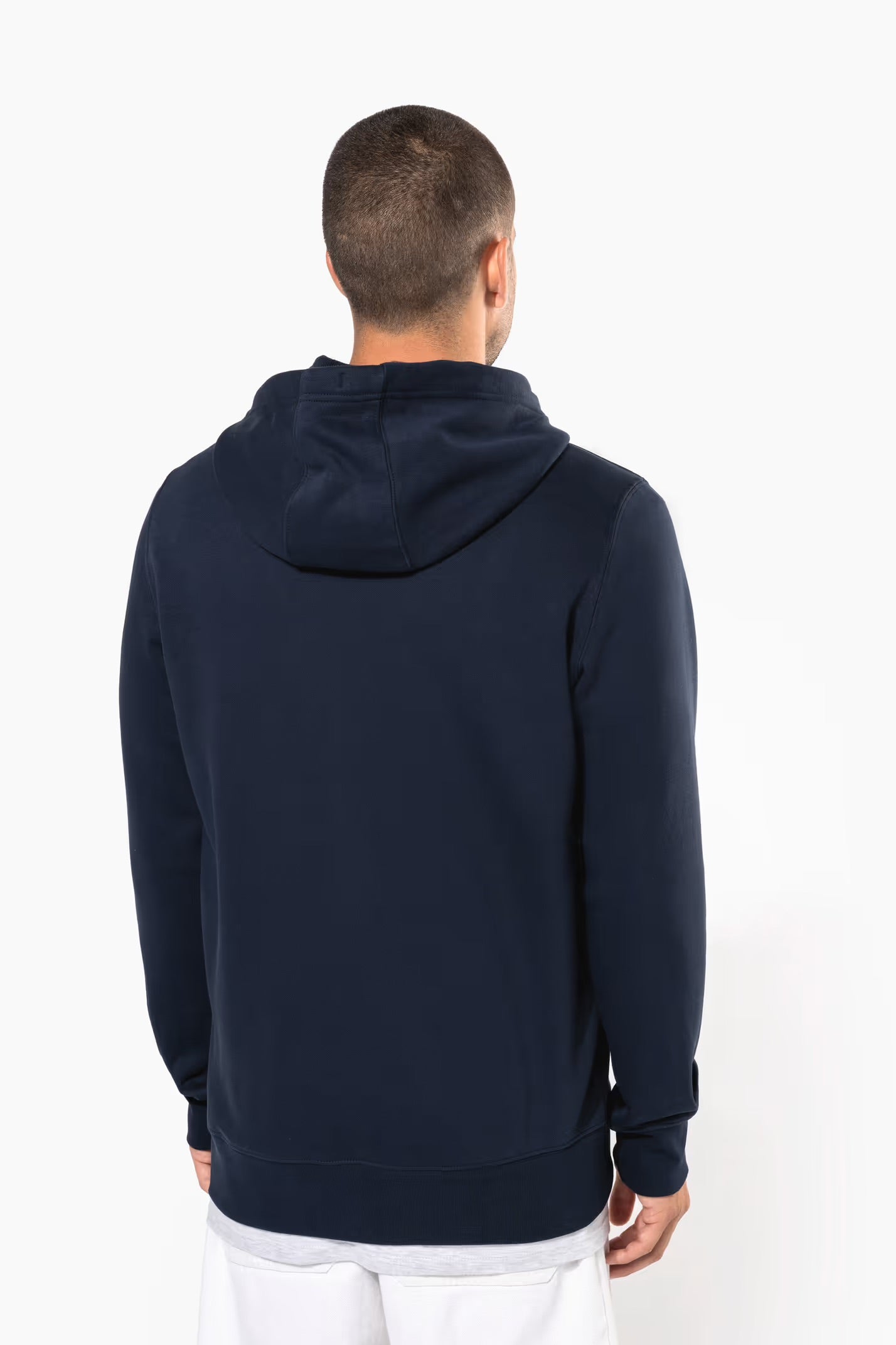 K454 - Sweat-shirt zippé capuche homme