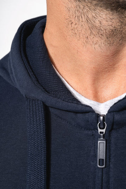 K454 - Sweat-shirt zippé capuche homme