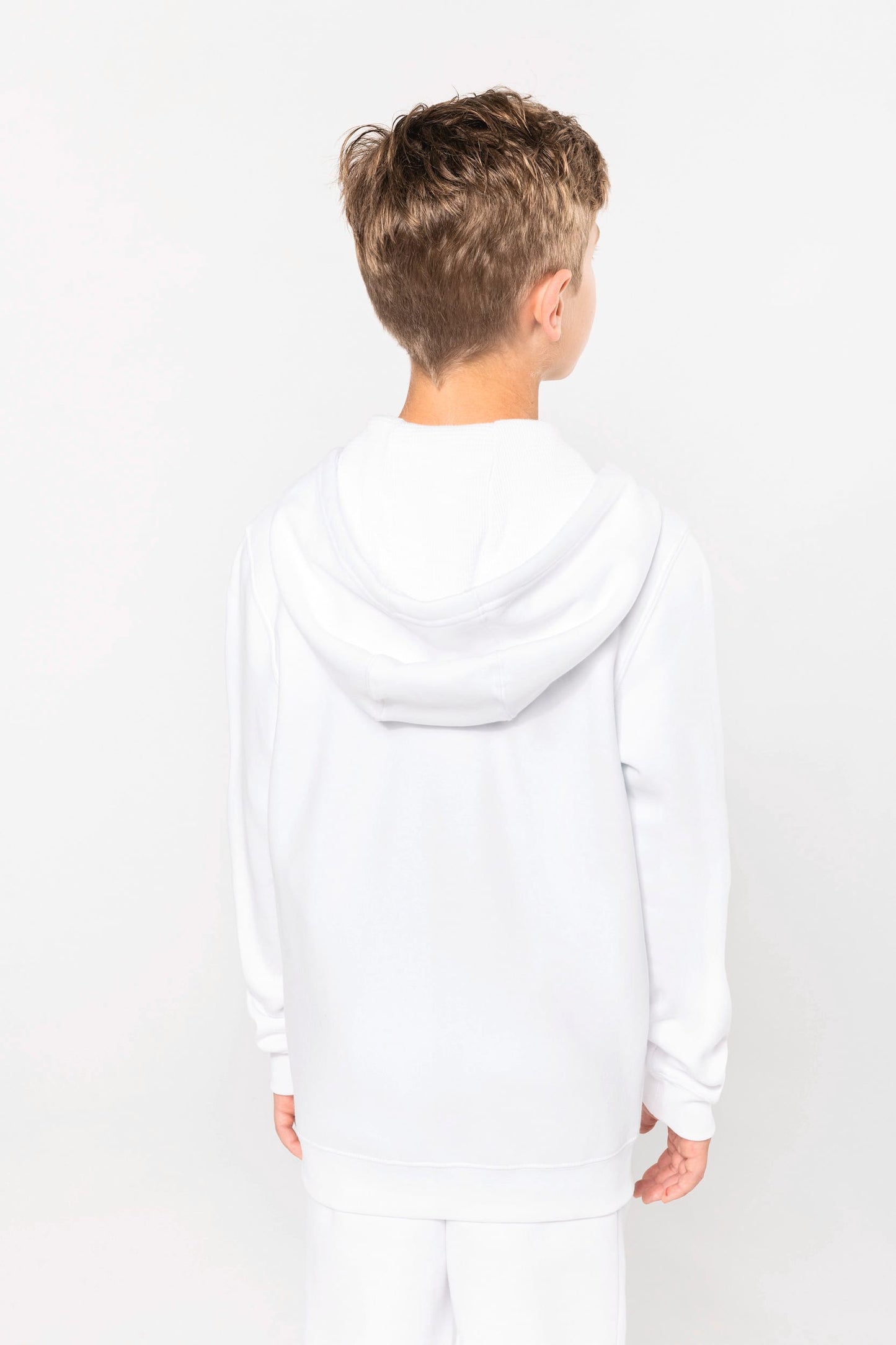 K455 - Sweat-shirt capuche zippé enfant