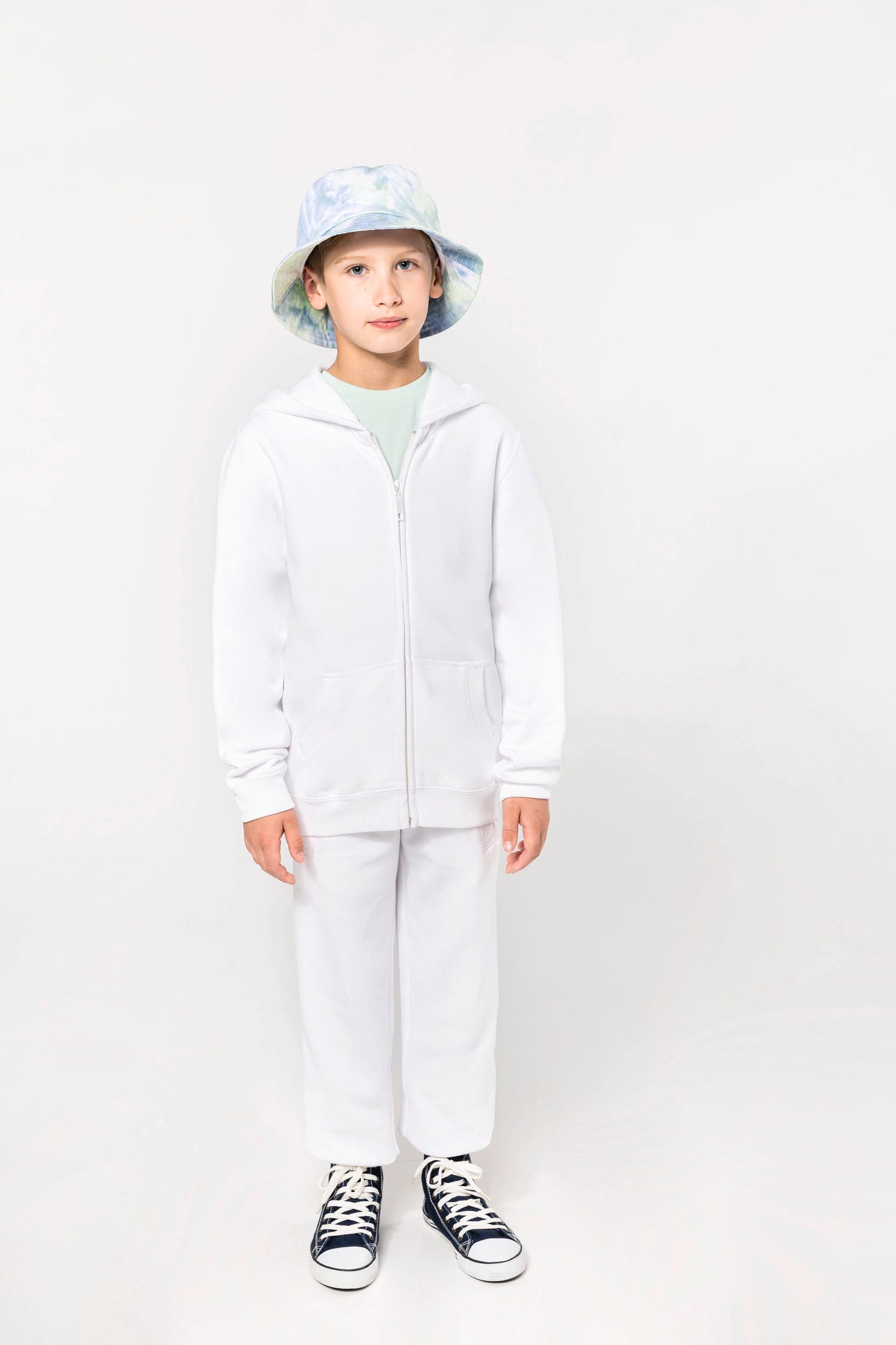 K455 - Sweat-shirt capuche zippé enfant