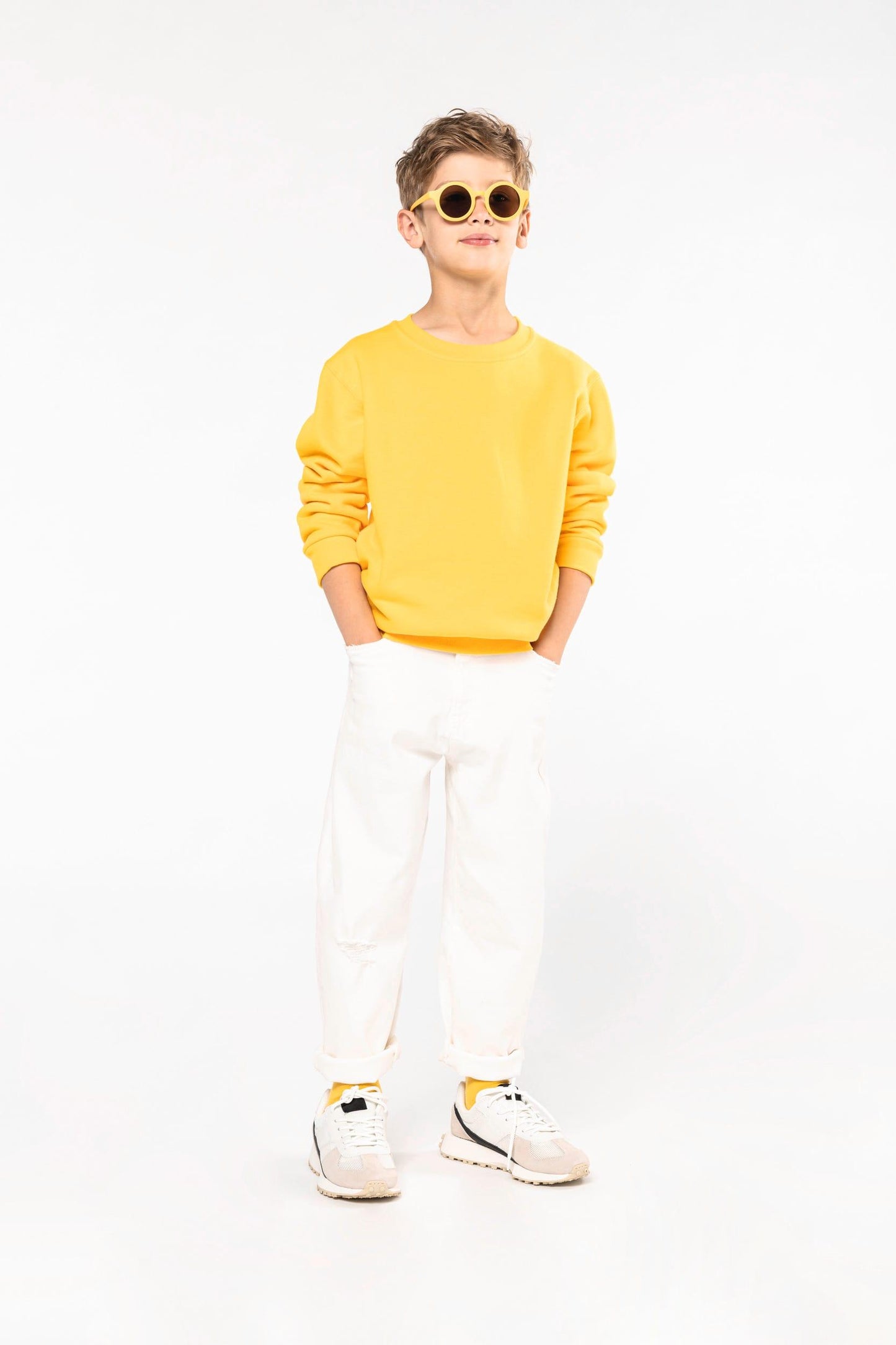 K475 - Sweat-shirt col rond enfant - Ak. Custom Clothting Solutions