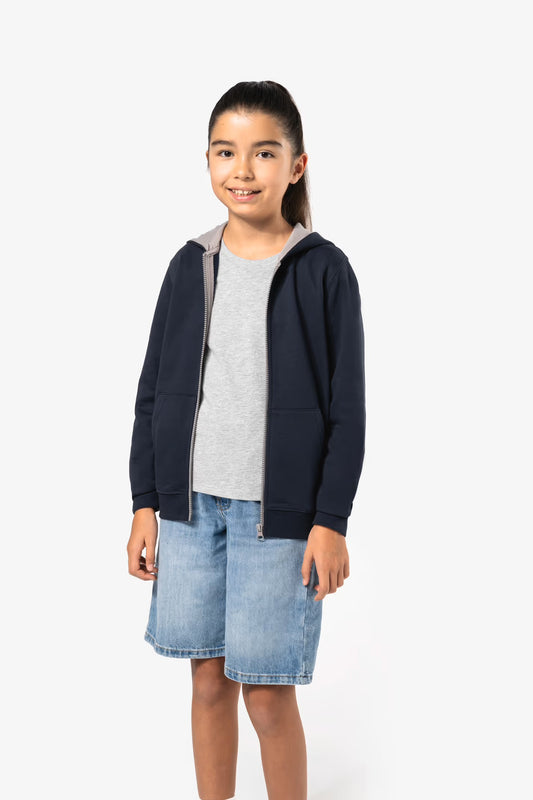 K486 - Sweat-shirt zippé capuche enfant