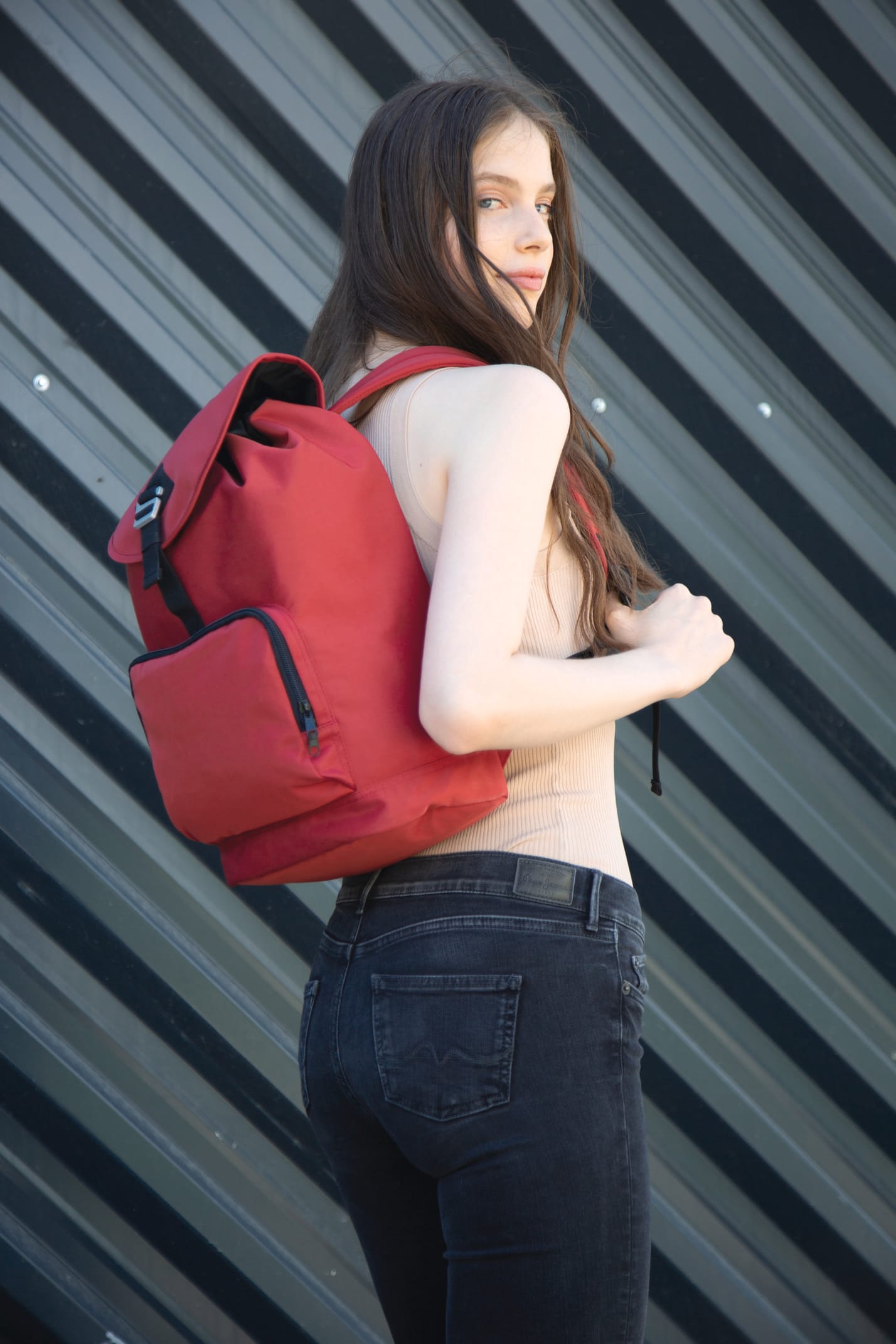 KI0175 - Sac à dos casual style urbain