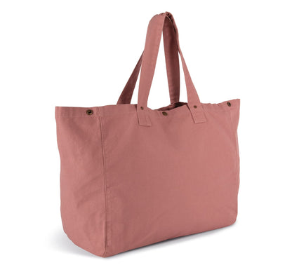 KI3208 - Sac shopping en coton délavé