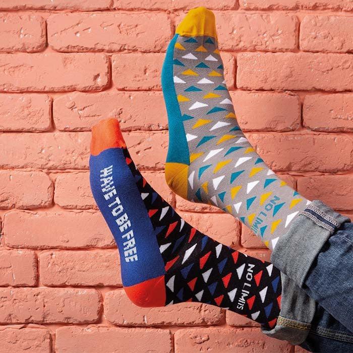 Chaussettes de ville en coton bio personnalisées - Ak. Custom Clothting Solutions