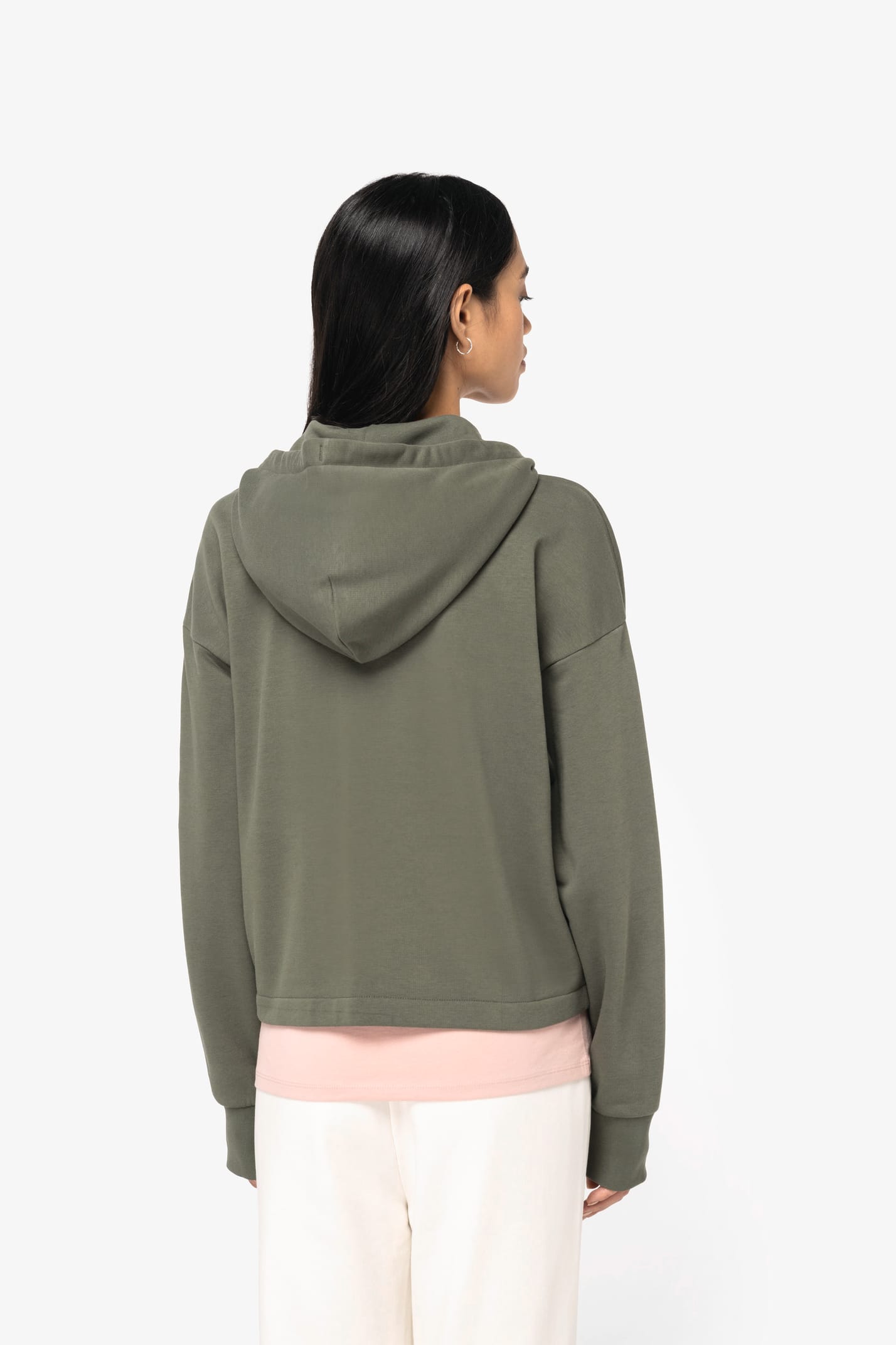 NS409 - Sweat-shirt écoresponsable zippé à capuche French Terry femme