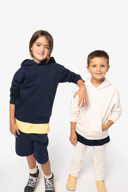 NS438 - Sweat-shirt écoresponsable à capuche oversize enfant