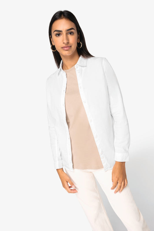 NS503 - Chemise écoresponsable délavée femme