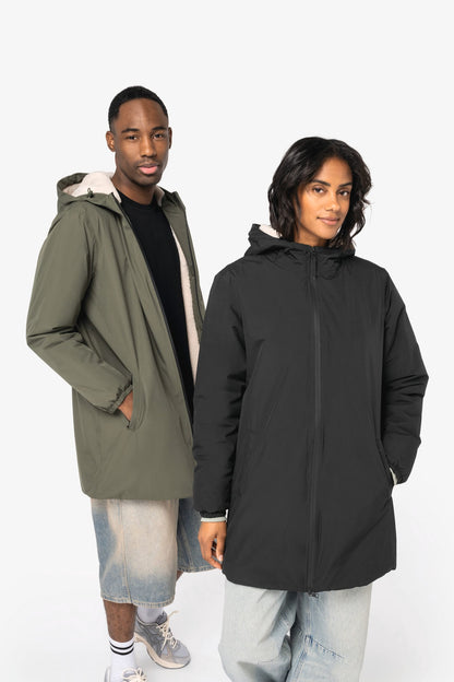 NS609 - Veste écoresponsable imperméable doublée en sherpa unisexe