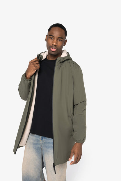 NS609 - Veste écoresponsable imperméable doublée en sherpa unisexe