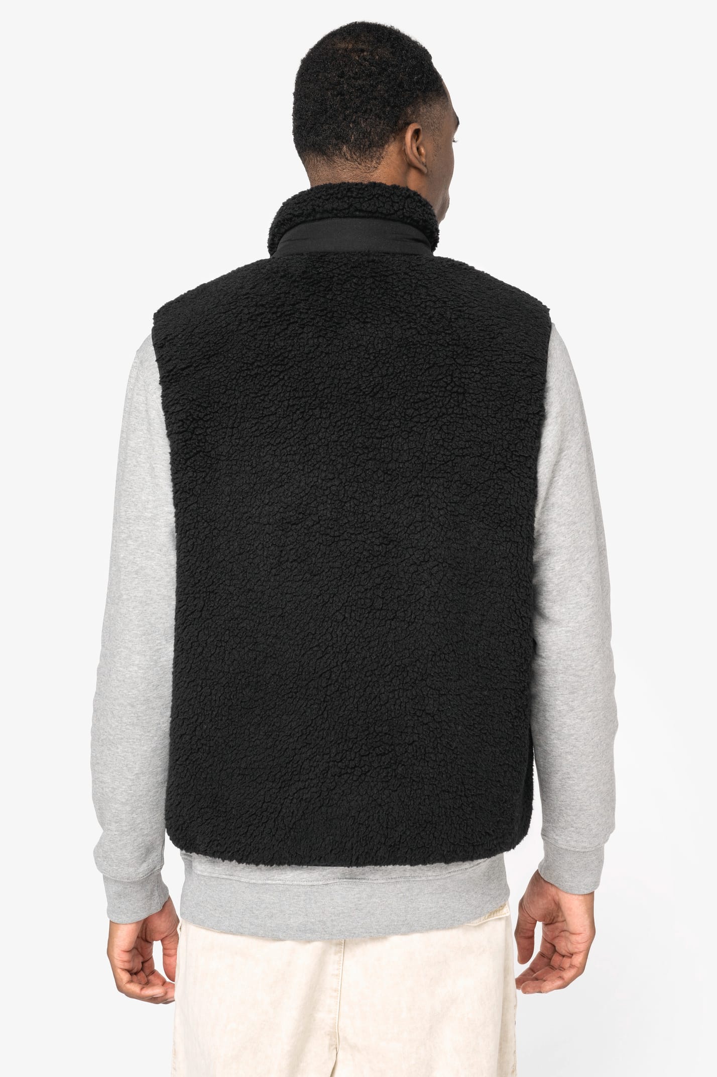 NS624 - Bodywarmer écoresponsable en polaire sherpa unisexe