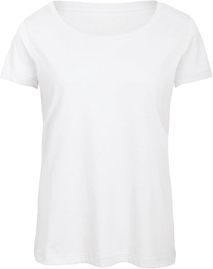 CGTW056 - T-shirt Triblend col rond Femme