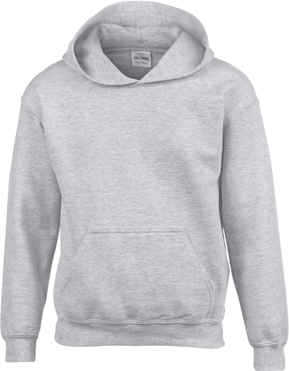 GI18500B - Sweat-shirt enfant capuche Heavy Blend™ - Ak. Custom Clothting Solutions