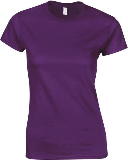 GI6400L - T-shirt femme col rond Softstyle