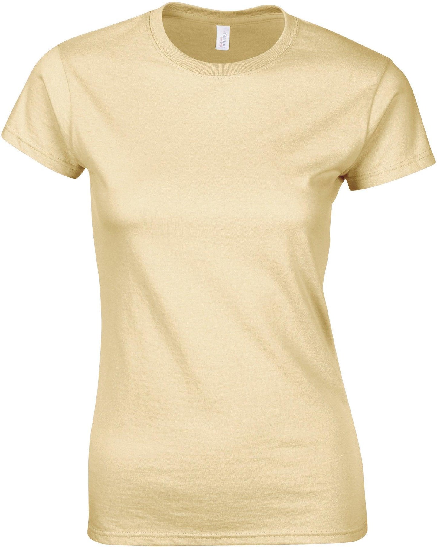 GI6400L - T-shirt femme col rond Softstyle