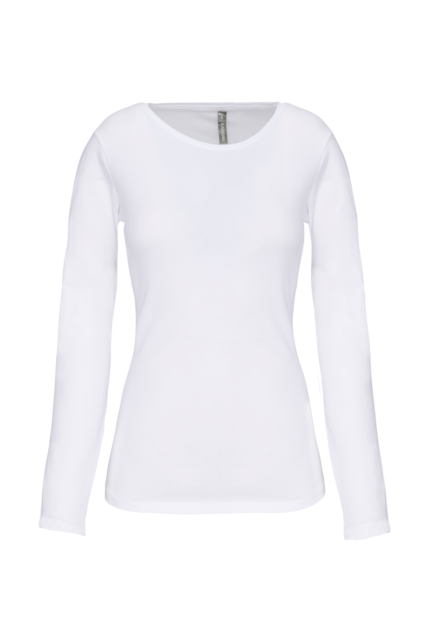 K3017 - T-shirt col rond manches longues femme