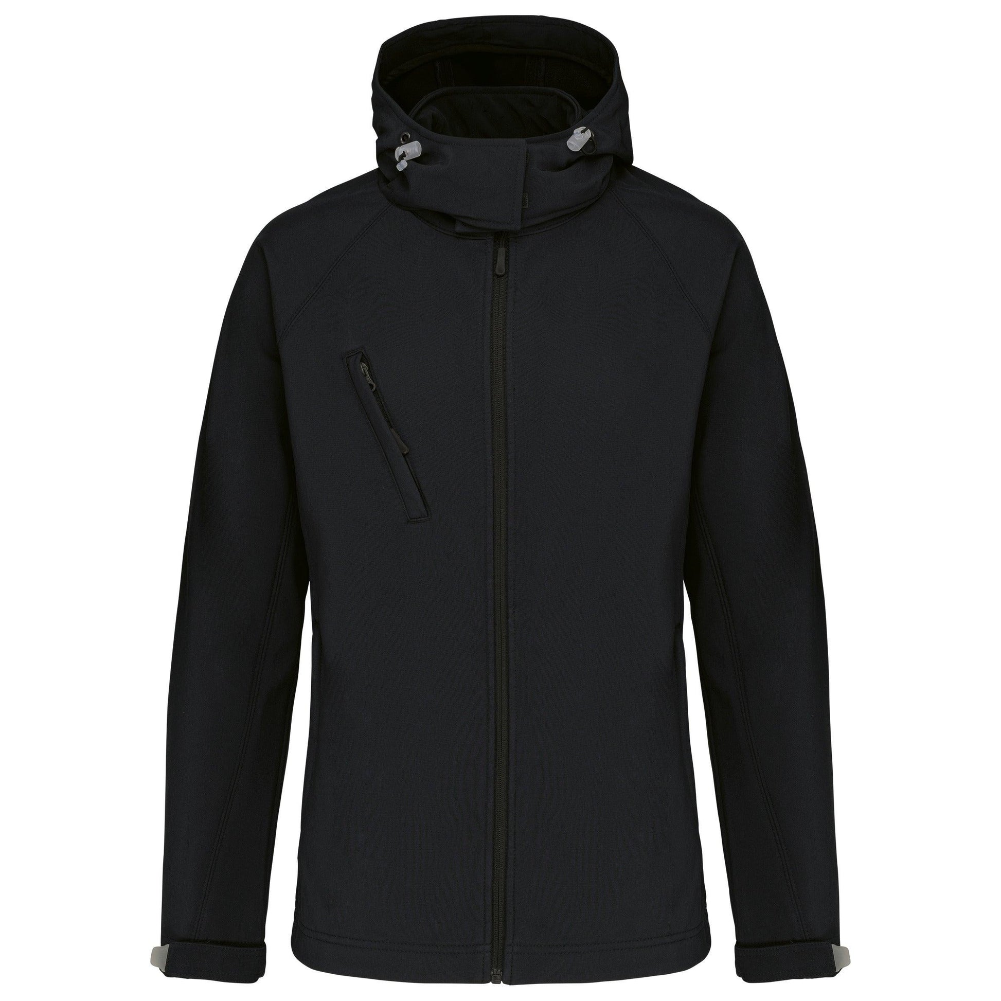 K414 - Veste softshell à capuche amovible femme - Ak. Custom Clothting Solutions