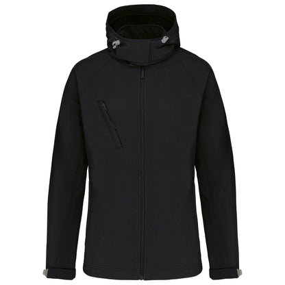 K414 - Veste softshell à capuche amovible femme - Ak. Custom Clothting Solutions