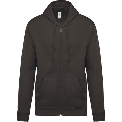 K479 - Sweat-shirt zippé capuche (Unisex)