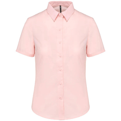 K536 - Chemise Oxford manches courtes femme - Ak. Custom Clothting Solutions