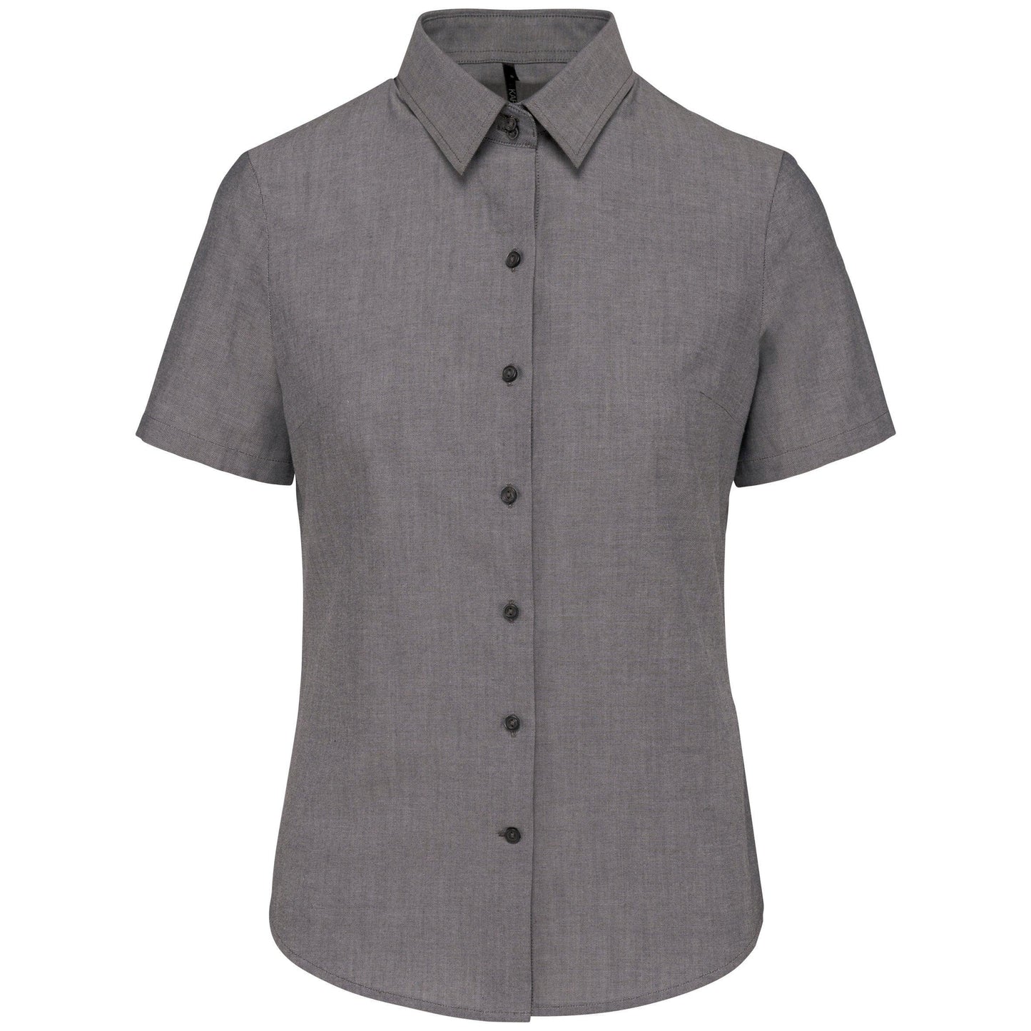 K536 - Chemise Oxford manches courtes femme - Ak. Custom Clothting Solutions