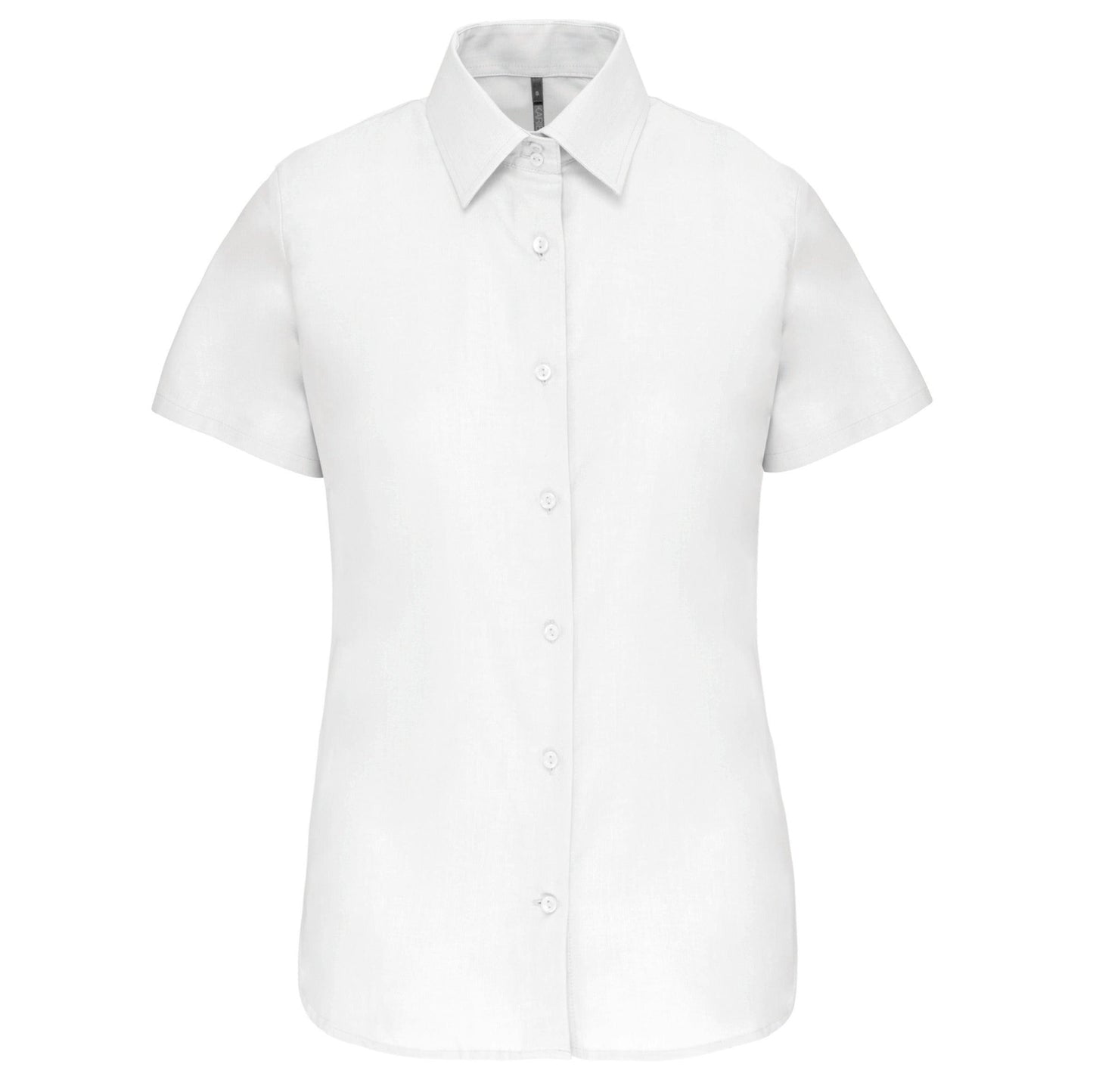 K536 - Chemise Oxford manches courtes femme - Ak. Custom Clothting Solutions