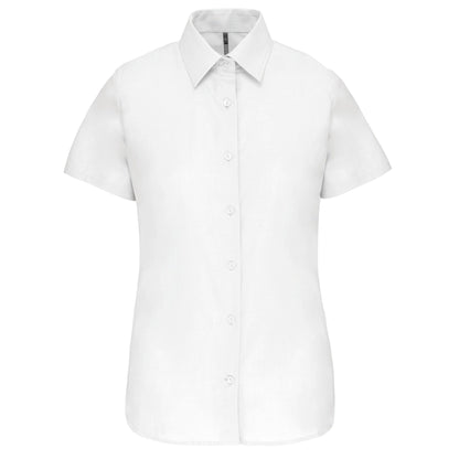 K536 - Chemise Oxford manches courtes femme - Ak. Custom Clothting Solutions