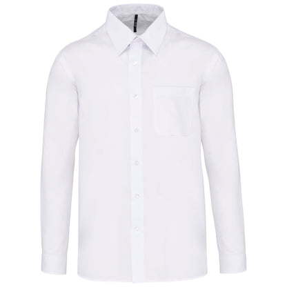 K545 - Chemise popeline polycoton entretien facile homme