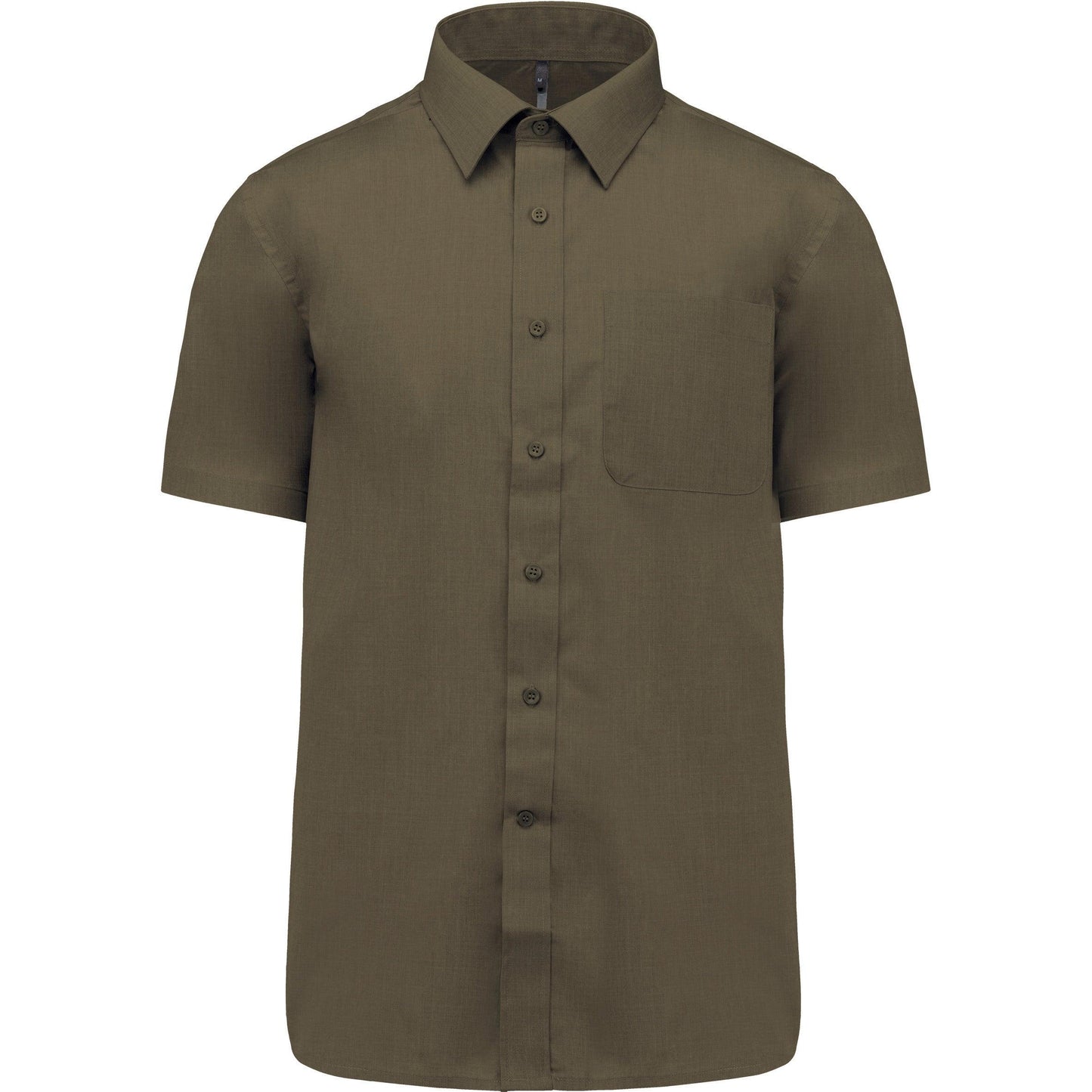 K551 - Chemise popeline polycoton manches courtes entretien facile homme - Ak. Custom Clothting Solutions