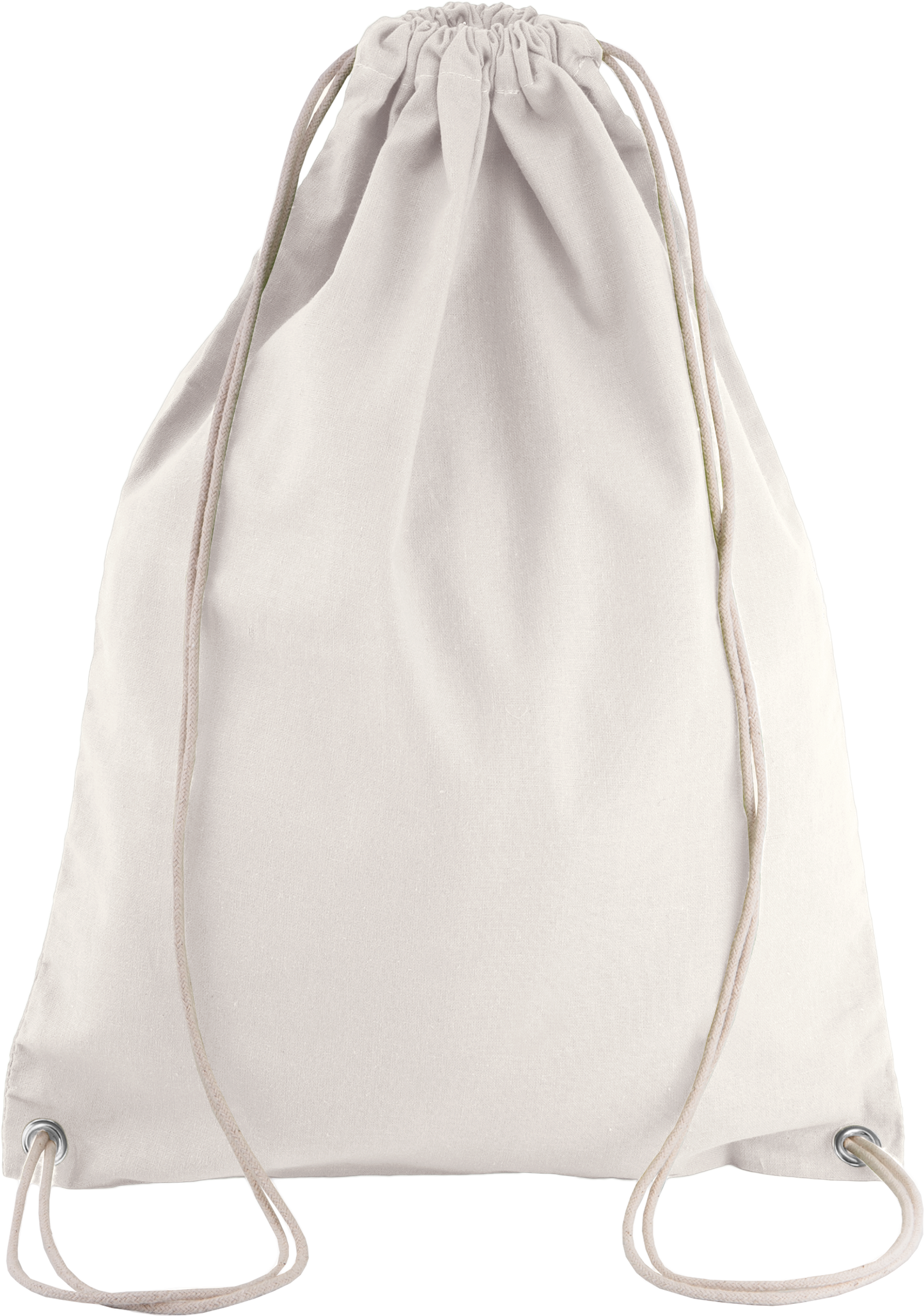 KI0125 - Sac à dos en coton avec cordelettes