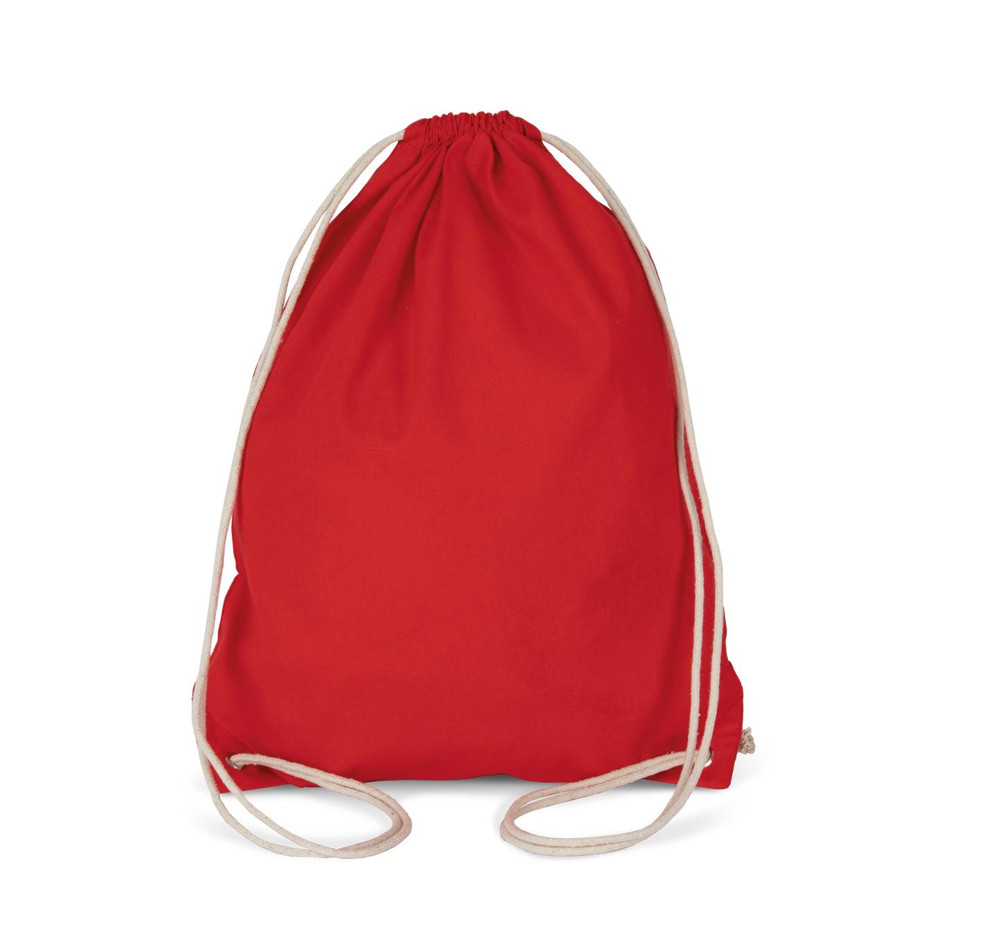 KI0125 - Sac à dos en coton avec cordelettes
