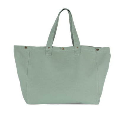 KI3208 - Sac shopping en coton délavé