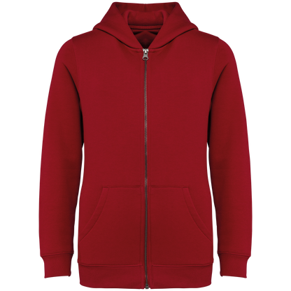 NS405 - Sweat-shirt écoresponsable zippé à capuche enfant