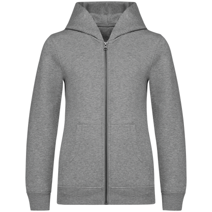 NS405 - Sweat-shirt écoresponsable zippé à capuche enfant