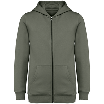 NS405 - Sweat-shirt écoresponsable zippé à capuche enfant