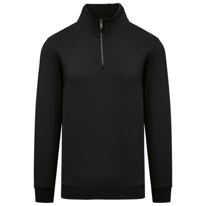 NS428 - Sweat-shirt écoresponsable à col montant zippé homme