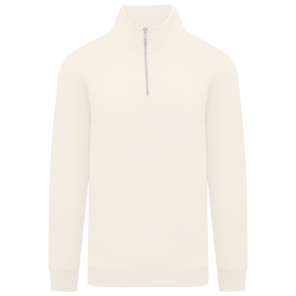 NS428 - Sweat-shirt écoresponsable à col montant zippé homme