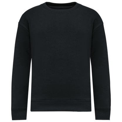 NS437 - Sweat-shirt écoresponsable à col rond oversize enfant