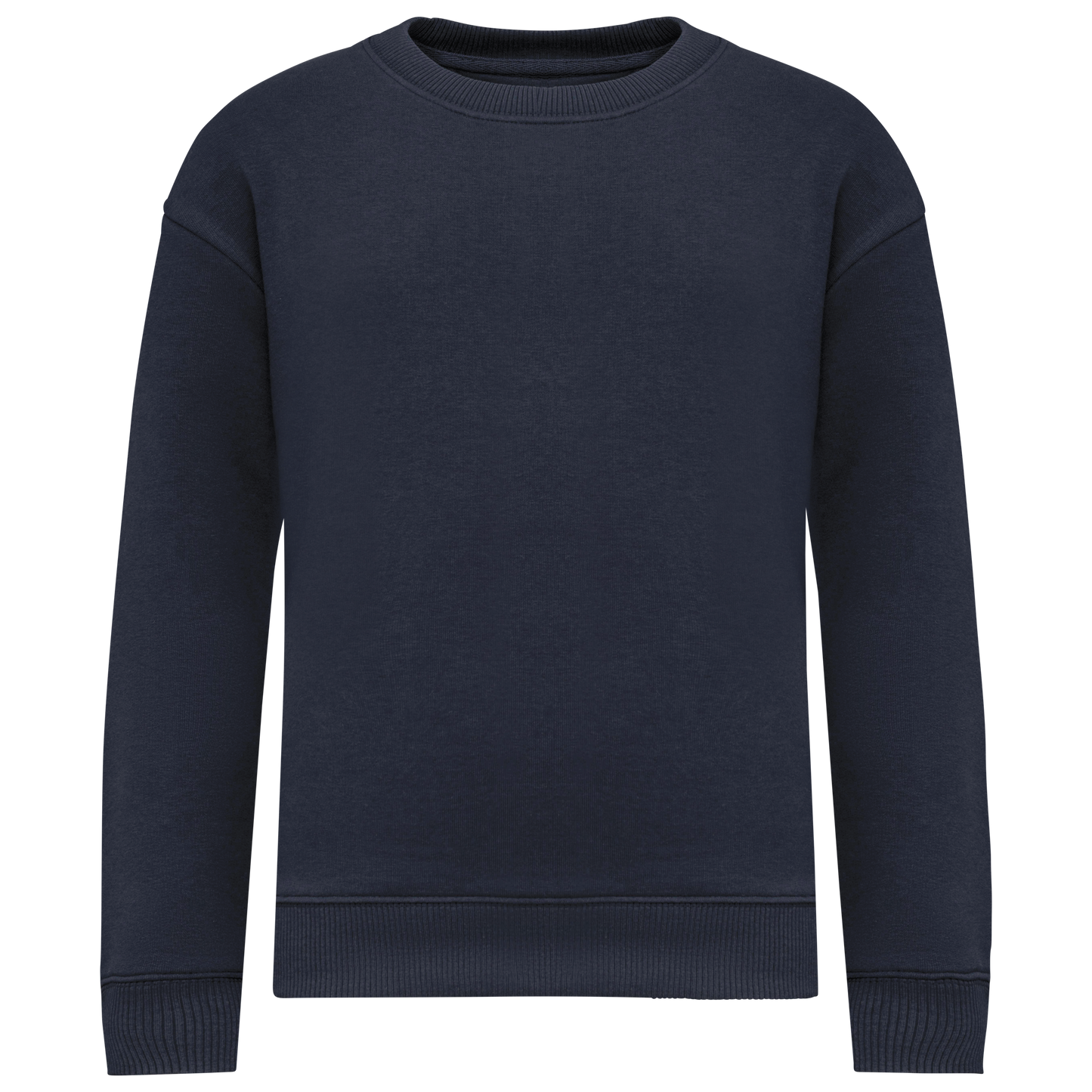 NS437 - Sweat-shirt écoresponsable à col rond oversize enfant