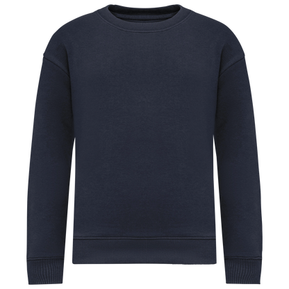 NS437 - Sweat-shirt écoresponsable à col rond oversize enfant