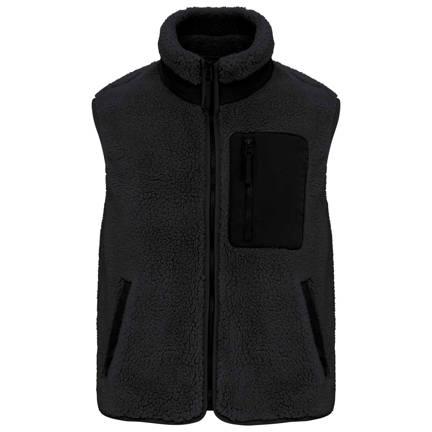 NS624 - Bodywarmer écoresponsable en polaire sherpa unisexe