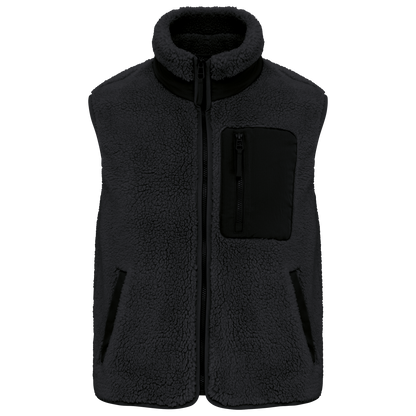 NS624 - Bodywarmer écoresponsable en polaire sherpa unisexe