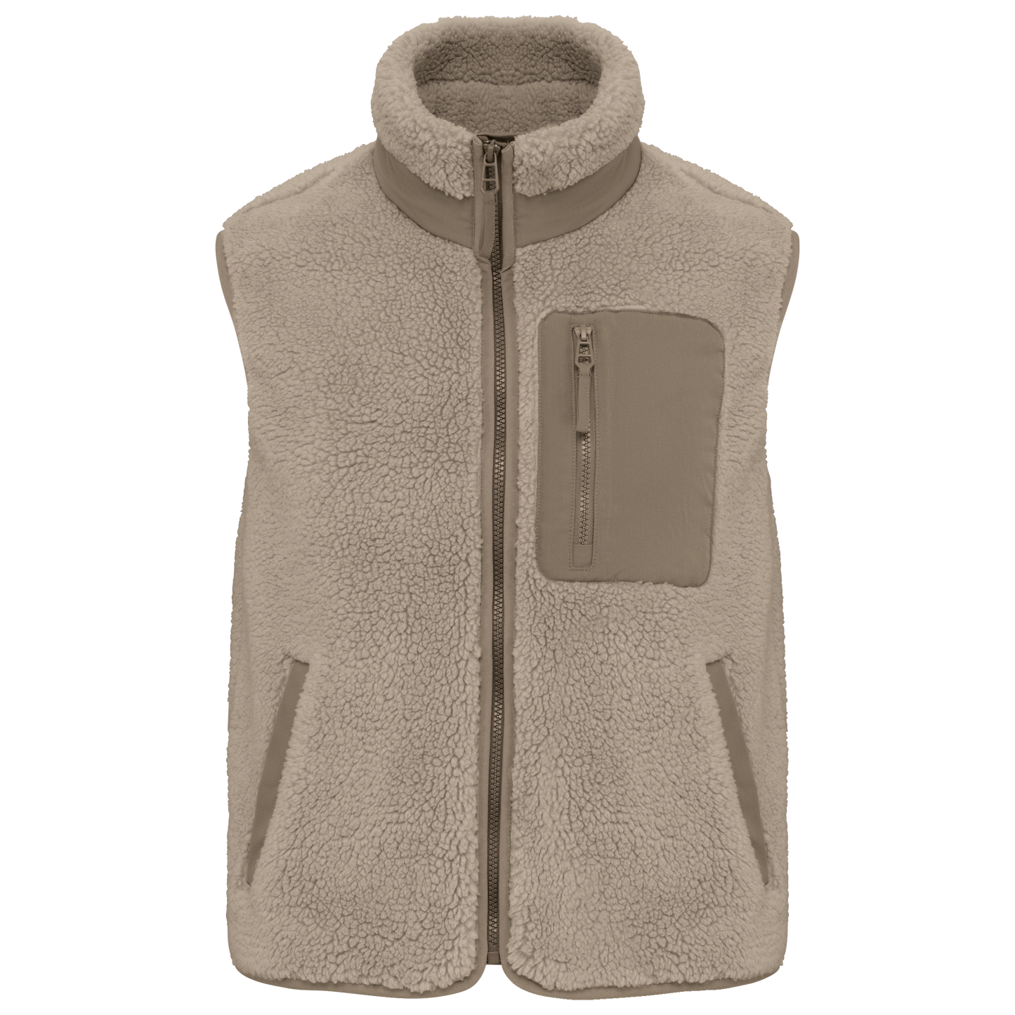 NS624 - Bodywarmer écoresponsable en polaire sherpa unisexe