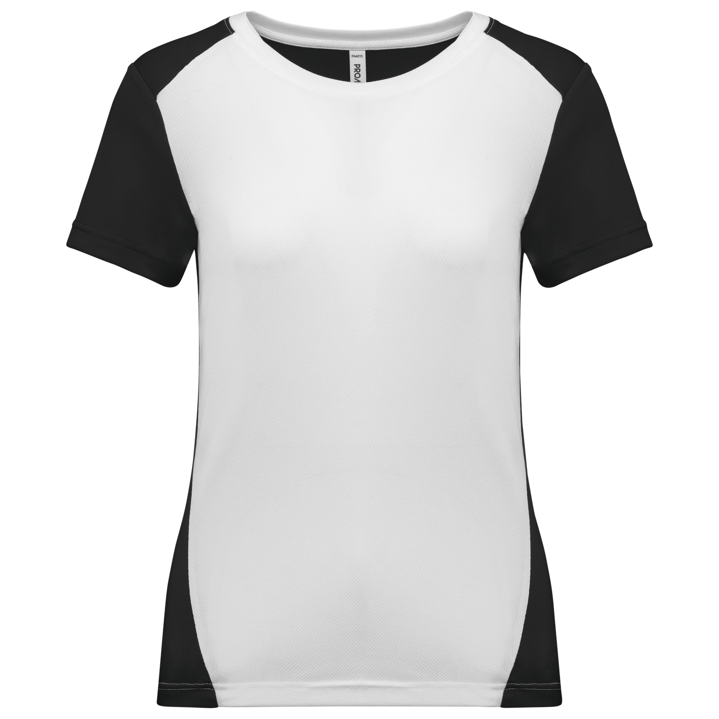 PA4015 - T-shirt de sport écoresponsable bicolore femme